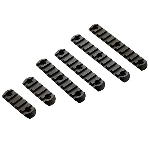 ZONEBIKE 5-Slot 9-Slot 11-Slot 16 pcs Screw and nut 6 pcs Ultralight Rail for Hunting Airsoft Game - Thumbnail 3