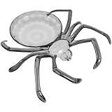CORHAD Halloween Style Spider Candy Tray 9.44 Inch Plastic Dessert Plate Multi-Function Fruit Serving Bowl for Home Party Dining