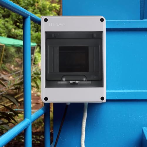 Miniatura 6 de Distribución Estanca Exterior Electrónica Ip65, Cuadro Eléctrico De Superficie, Caja De Fusibles De Plástico Abs Para Empotrar En Jardín, Interior, Exterior 5 Vías