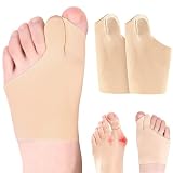 VEOIRXU Calzini per Alluce Valgo Tutore Alluce Valgo Alluce Valgo Correttore Correttore Alluce Valgo e Separatori Bendaggio per Alluce Valgo per Uomini e Donne (Colore della Pelle)