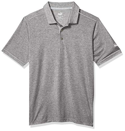 PUMA Golf 2020 Men's Rancho Polo, Puma Golf Black Heather, Large