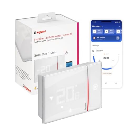 LEGRAND - Thermostat Smarther with Netatmo connecté saillie - Blanc - 49040