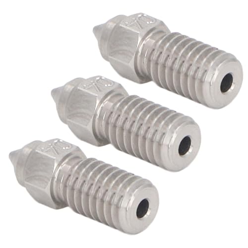 3 Pcs Set 0.4mm Nozzles for ELEGOO 4, Wide Material Compatibility, Smoothly Interior, Stainless Steel Construction