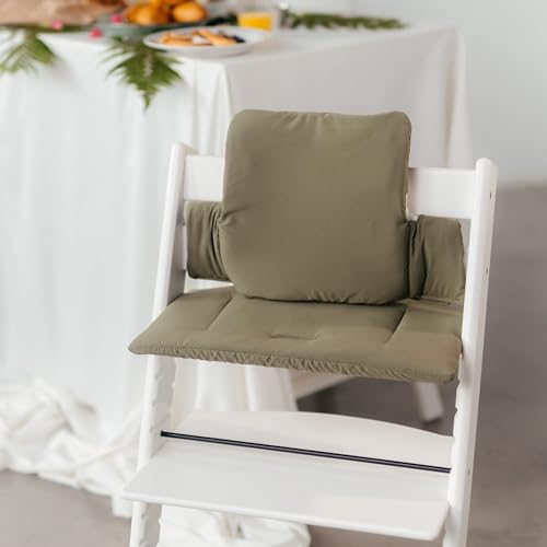 Image of Cushion Compatible with Stokke Tripp Trapp - Waterproof Soft Seat Cushion for Infants, Babies & Toddlers - High Chair Accessories, Easy to Install, Easy to Clean - Enchanted Forest