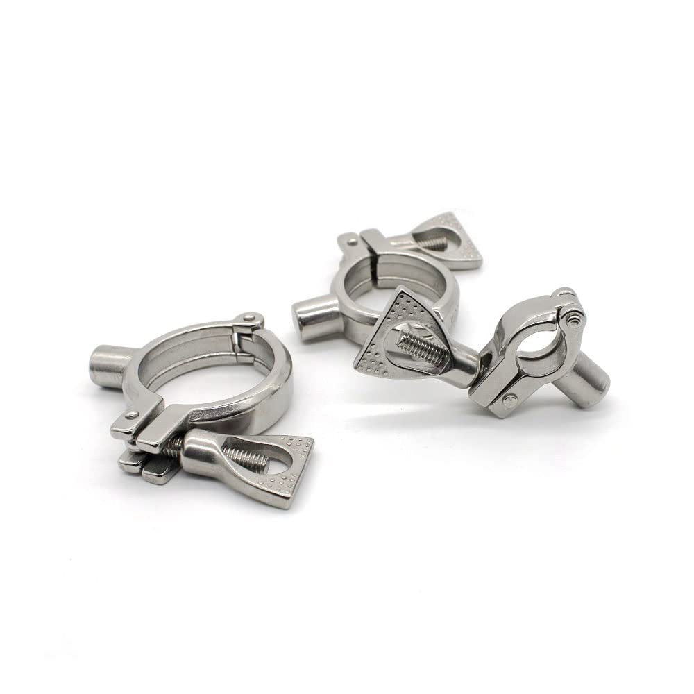 Pasuje do 12,7 19 22 25 27 32 38 42 45 48 51-152 mm OD 304 uchwyt zaciskowy do rur ze stali nierdzewnej (63 mm 2,5 cala) łącznik rurowy