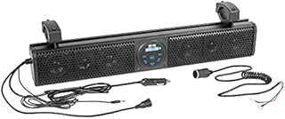 BELVA BASB26 26” Wide IPX5 Weatherproof Marine UTV ATV Sound Bar, Four 3
