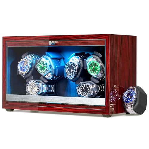 ANWBROAD Carica Orologi Automatici Scatola del Tempo per 6 orologi con LED Watch...