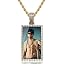 07 Rectangle Shape(Gold)+Rope Chain