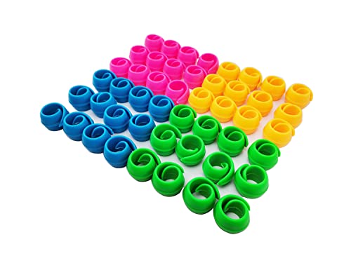 Wennuo 48Pcs Thread Spool Savers/Spool Huggers Prevent Thread Tails From Unwinding - No Loose Ends For Sewing And Embroidery Machine Thread Spools (48Pcs) #TOP1