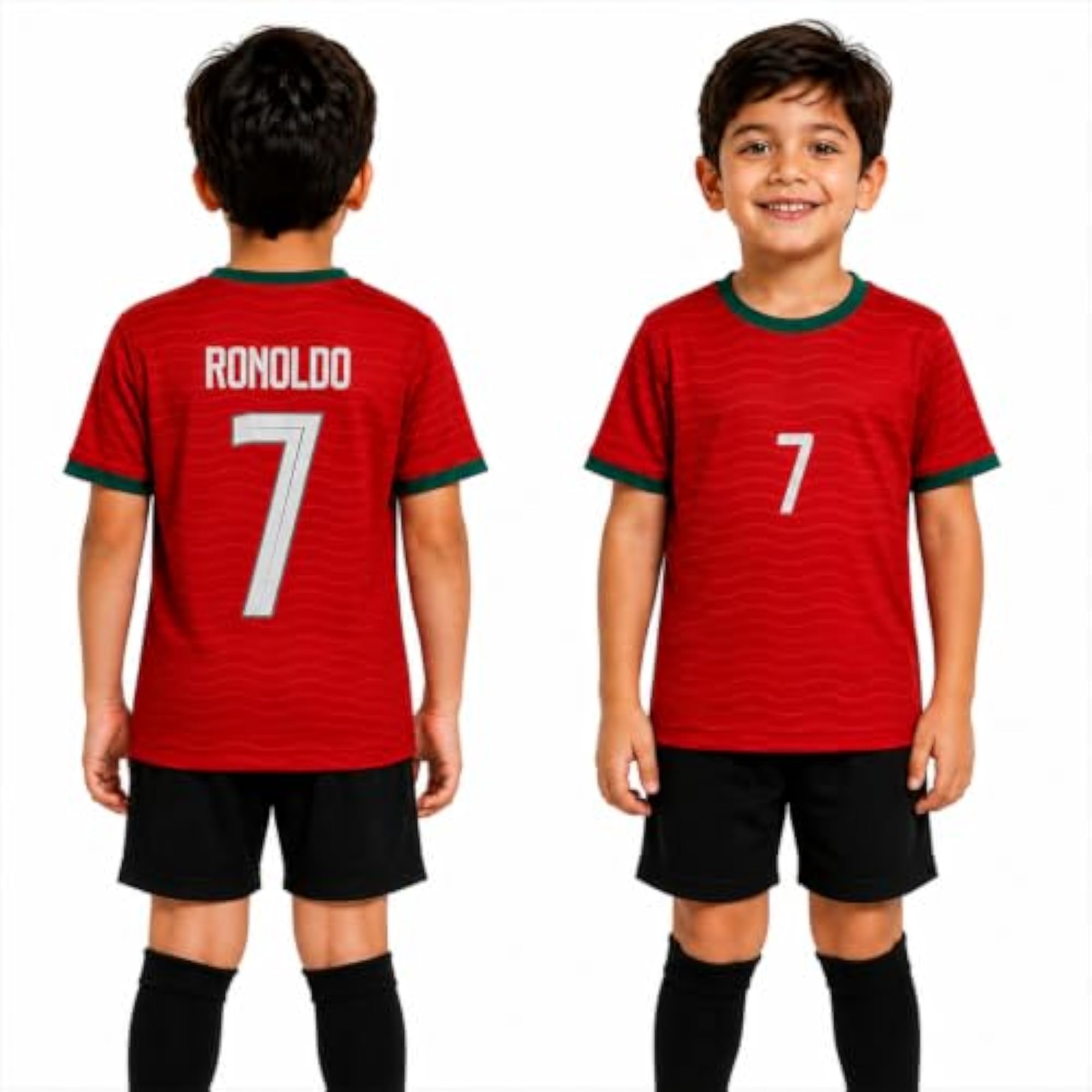 Portugal Ronoldo 7 Soccer Supporter Jersey Tee