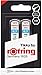 Rotring (1904837) Recambios de minas HB Hi-Polymer para portaminas finos, de 0,70 mm, 2 x 12 minas