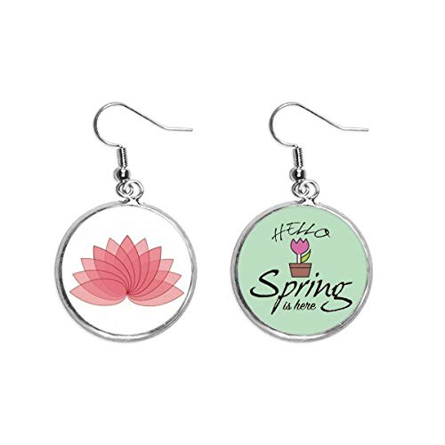 Pendientes de flor de loto un regalo de joyería de temporada ideal