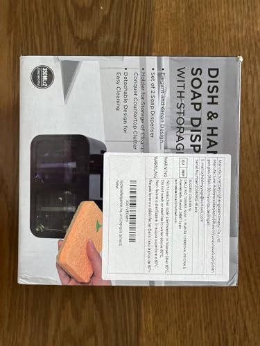 Kitchen Soap Dispenser,Hand and Dish Soap Dispenser and Spong Caddy with Brush Holder,3 in 1 Countertop Organizer for Kitchen Sink(Black) - Cosy Home Interiors Kitchen Soap Dispenser,Hand and Dish Soap Dispenser and Spong Caddy with Brush Holder,3 in 1 Countertop Organizer for Kitchen Sink(Black) - Image 7