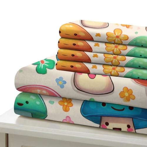 Parure de lit microfibre 135x200 housse de couette imprimé 3D