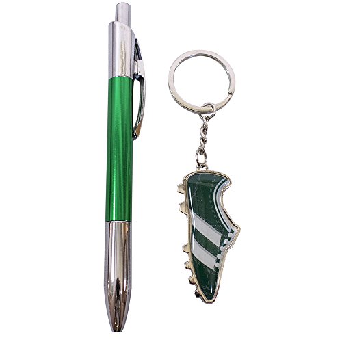 Kit Caneta Roller Ball + Chaveiro Chuteira - Fluminense