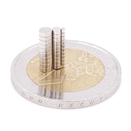 Brudazon | Uppsättning av 15 miniskivmagneter 1 x 1 mm + 2 x 1 mm | N52 starkaste nivå - neodymiummagneter superstarka | Kraftmagnet för modelltillverkning, foto, hantverk | liten och extra stark