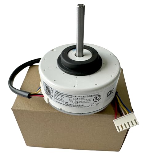 Air Conditioning Motor WZDK20-38G (ZKFP-20-8-6) OEM DC Brushless Fan Motor, 20W Inverter Air Conditioner Brushless DC Motor for Central air Conditioner, CCW 1300rpm DC280V 0.10A