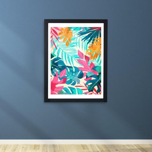 Electric Botanicals Spiffing Prints affiche jungle grand format sous cadre