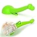 CKB LTD Ness - Paletta per gelato con grilletto di rilascio per dolci, in plastica, motivo: dinosauro, colore: Verde