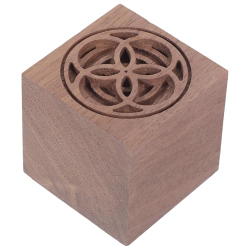 Difusor aromático eléctrico de madera color marrón