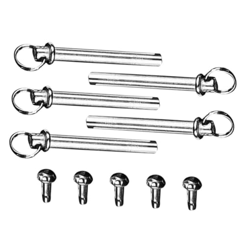 NOLITOY 5セット 折りたたみ扇子用ステンレス製軸リベットナット 耐久性と 性を備えた手持ち扇子修理アクセサリー 用折扇ファスナー補修キ