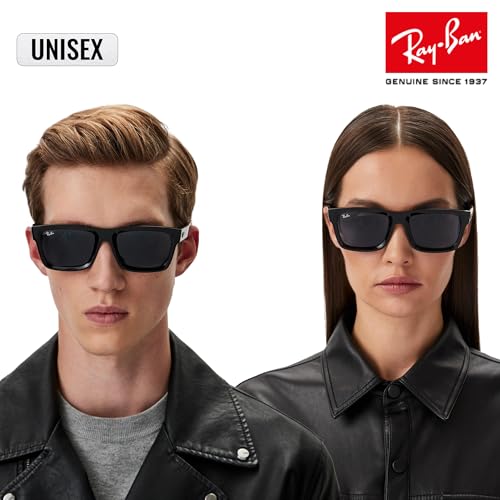 Image of Ray-Ban RB4396 WARREN BIO-BASED Rectangle Shaped Sunglasses for Men & Women with Official RAYBAN Eyewear Kit
