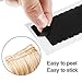 Blulu 360 Pcs Black Hair Extension Tape Tabs Bulk Double Sided Strong Adhesive Hair Tape in Extension Replacement Wig Strip Waterproof Beauty Tool for Lace Wigs Toupee Hairpiece Supplies