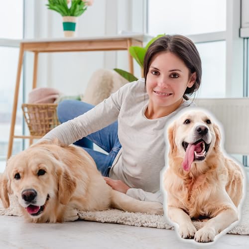 GifXify Personalisiertes Kissen mit Bildern – individuelles Haustierkissen für Tierliebhaber – individuelle Geschenke für Sie und Ihn, Gedenkbild-Kissen