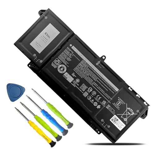 Image of 63Wh 7FMXV Laptop Battery Replacement for Dell Latitude 7320 7420 7520 5320 5320 2-in-1 /7320 2-in-1 /7420 2-in-1 Series TN2GY 0TN2GY 9JM71 4M1JN 1PP63 727CG HDGJ8 MHR4G CN-0727CG CN-0TN2GY