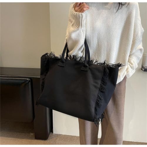 Bolso Tote de Mezclilla con Gran Capacidad para Mujer miniatura 4