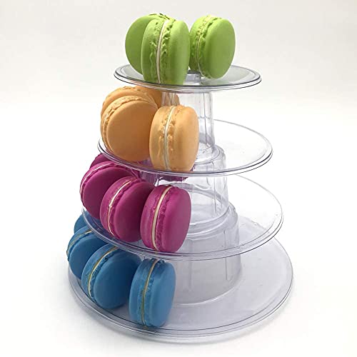 Candora 4-Storey Macaron Display Stand Cake Stand Macaron Tower #TOP1