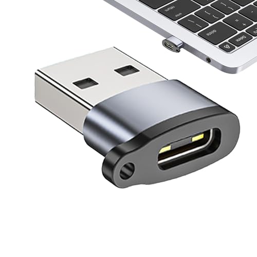 Genérico Adaptador De USB A C | Convertidor De Audio USB C De Carga Rápida - Accesorios De Audio Y Video Portátil para Tableta Ordenador Viaje Carga Rápida