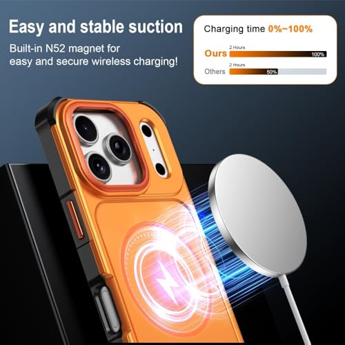 Coque iPhone 15 Pro Max silicone noir magnétique antichoc - 4