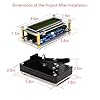 EIELE Soldering Practice Kit Morse Code Decoder CW Morse Code Practice CW Audio Input Excellent Soldering Practice Project Ideal for School Teaching and Beginners (Requires Soldering)