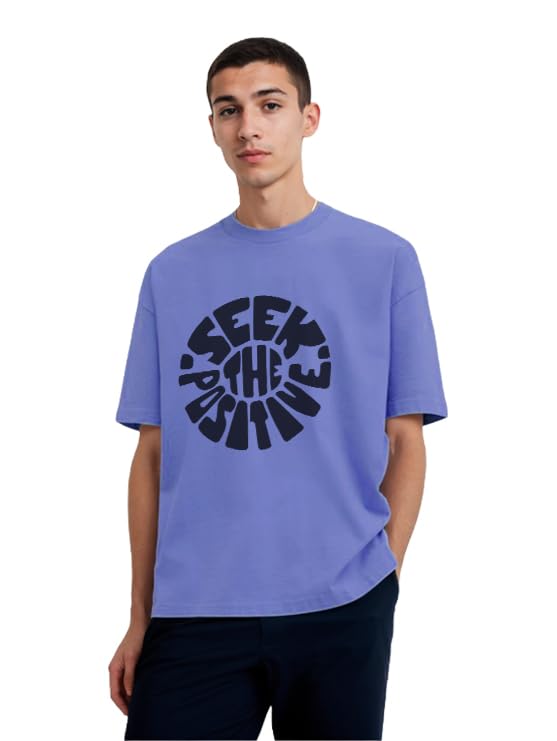 Image of Nobero Men's Oversized Graphic T-Shirt for Men | Soft Cotton | Drop Shoulder Relaxed Fit | Printed Casual Tshirt for Men