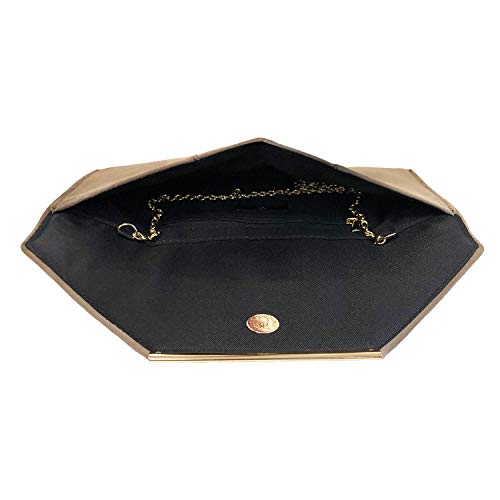 Image of JNB Faux Microsuede Envelope Clutch