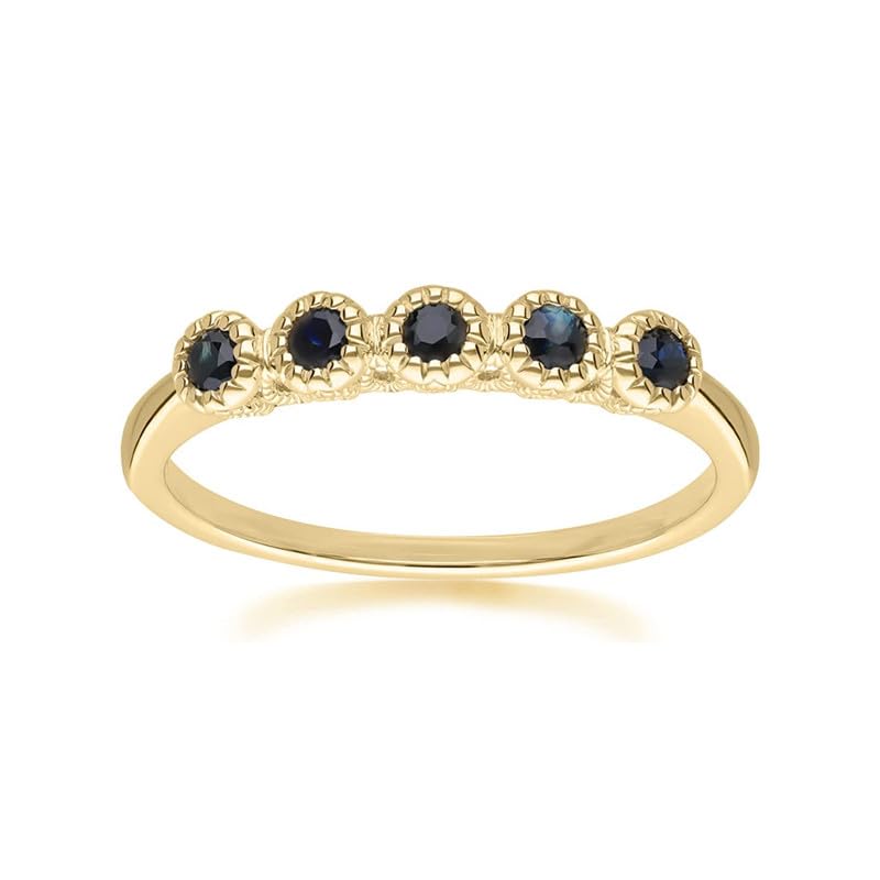 Bague d'éternité spinelle noire et or jaune, l'élégance quotidienne pour vos soirées parisiennes