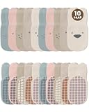 Kyopp 10 Paar Stoppersocken Baby Kleinkinder ABS rutschfeste Socken Klassisch Baumwolle Socks