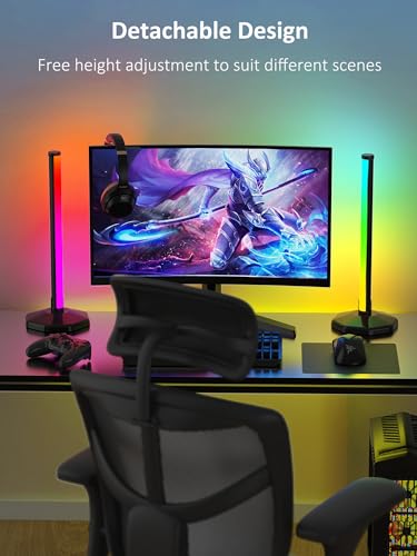 SHY フロアーライト RGB 変色 フロアスタンド LED ランプ 調光調色 高さ145cm スタンドライト タイマー機能 間接照明 クリエイティブDIYモード&タイミング SHY-YK-02 の商品画像 3