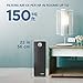 GermGuardian Air Purifier for Home with True HEPA Pure Filter and UV-C Light, Reduces up to 99.97% of Harmful Dust, Pollen, Odors, Covers 728 Sq. Ft., 22 Inches, Silver, AC4900CA