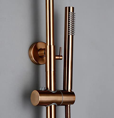 Mitigeur de douche thermostatique or rose, la promesse d'un moment de détente absolue - 7