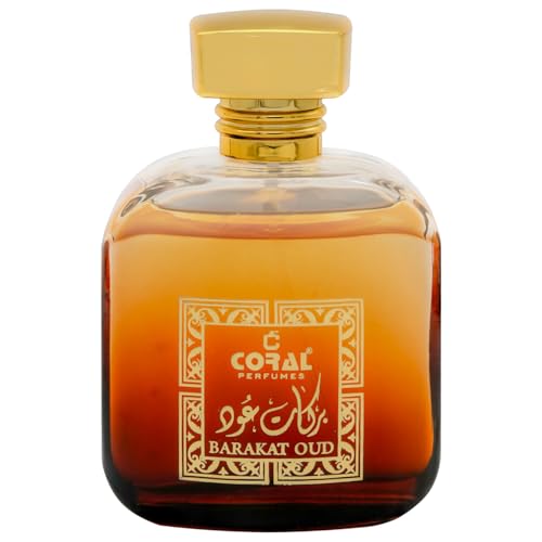 Image of Coral Barakat Oud Unisex Perfume 100ml | Oud Musky Long-Lasting EDP