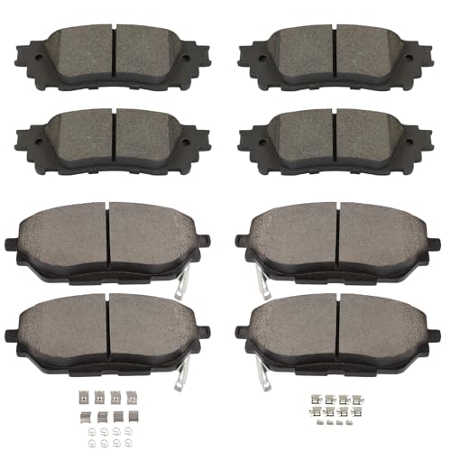 Image of SCITOO D2065 D1805 Front Ceramic Rear Semi-Metal Brake Pad Sets 2018-2022 For Toyota For C-HR