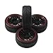 Hobbypower 12mm Hub Wheel Rims & Rubber Tires for RC 1/10 on-Road Touring Drift Car (Pack of 4 pcs)