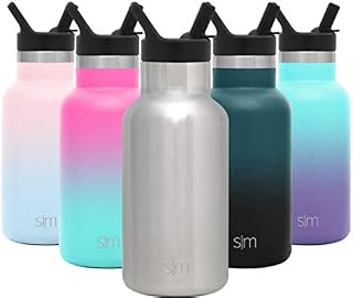 Simple Modern Kids 12oz Ascent Water Bottle with Straw Lid - Stainless Steel