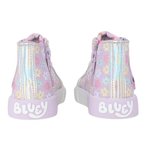Ground Up Bluey Sneakers for Kids - Unisex High-top Bluey and Bingo Shoes with a Side Zipper so They Slip on!4