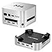 Produktbild ACASIS 40Gbps Mac mini M4 Dock & Stand mit Dual-Bay NVMe SSD-Gehäuse, Aluminum DP Hub für Mac mini M4 und M4 Pro 2024, 4K60Hz DP, 3X10G USB A, PD 30W, SD/TF 4.0, Unterstützt Dual SSD B+M M-Key