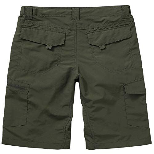 Hiking Shorts For Men Cargo Casual Quick Dry Lightweight Stretch Waist Outdoor Fishing Travel Shorts (6228 Army Green 32) #TOP1