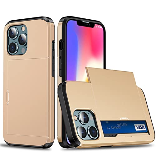 Protection armure rigide pour iPhone 13 Pro Max avec fente pour carte au design invisible
