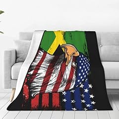 America and Jamaica Jamaican Flag Combine Eagle